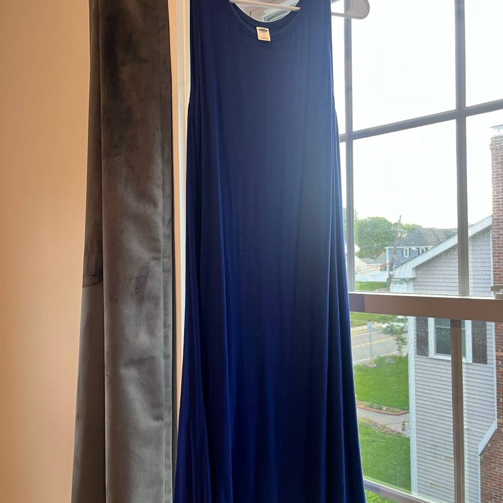 Old Navy Classic Blue sleeveless dress.